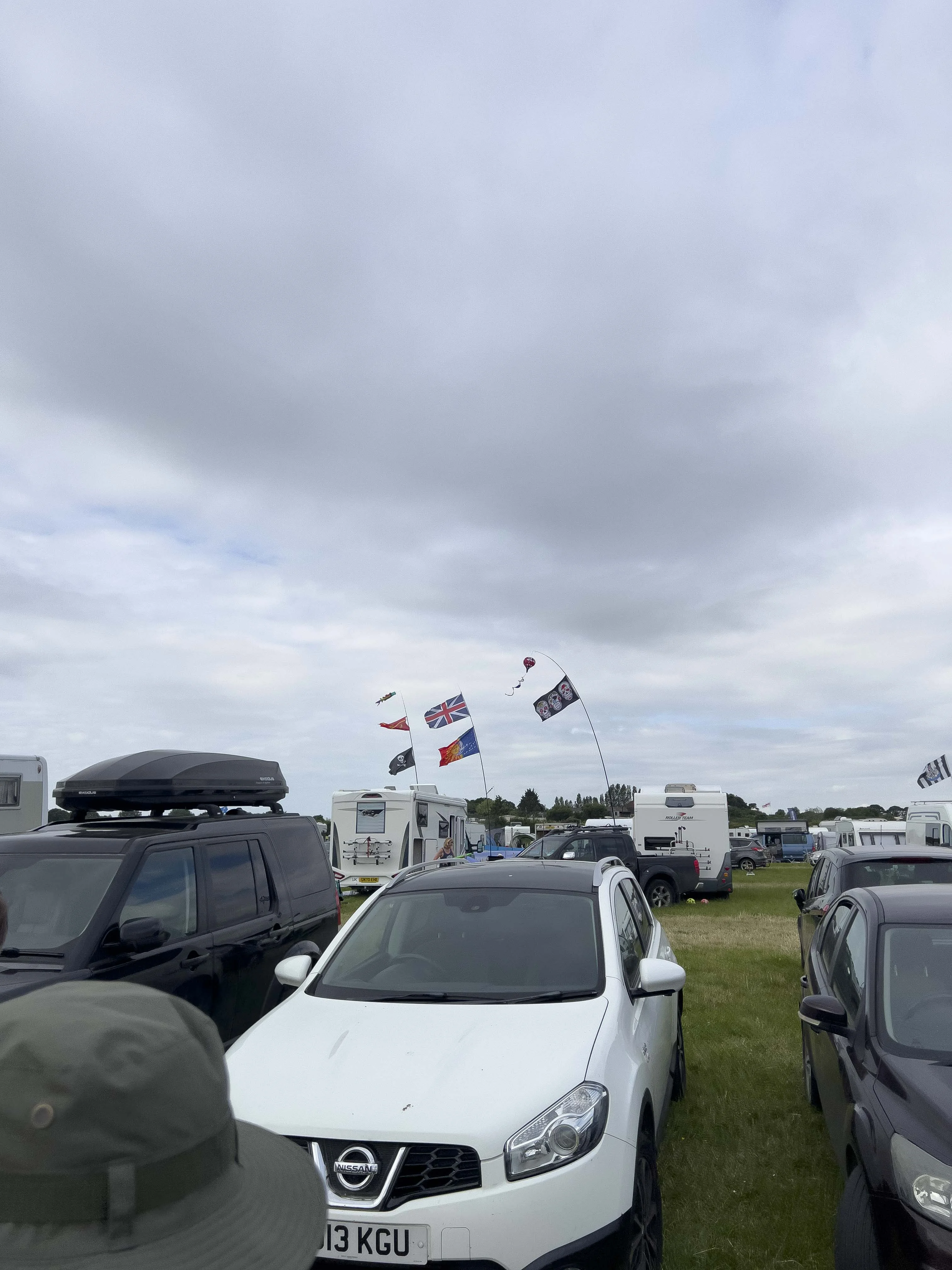 Flying flags