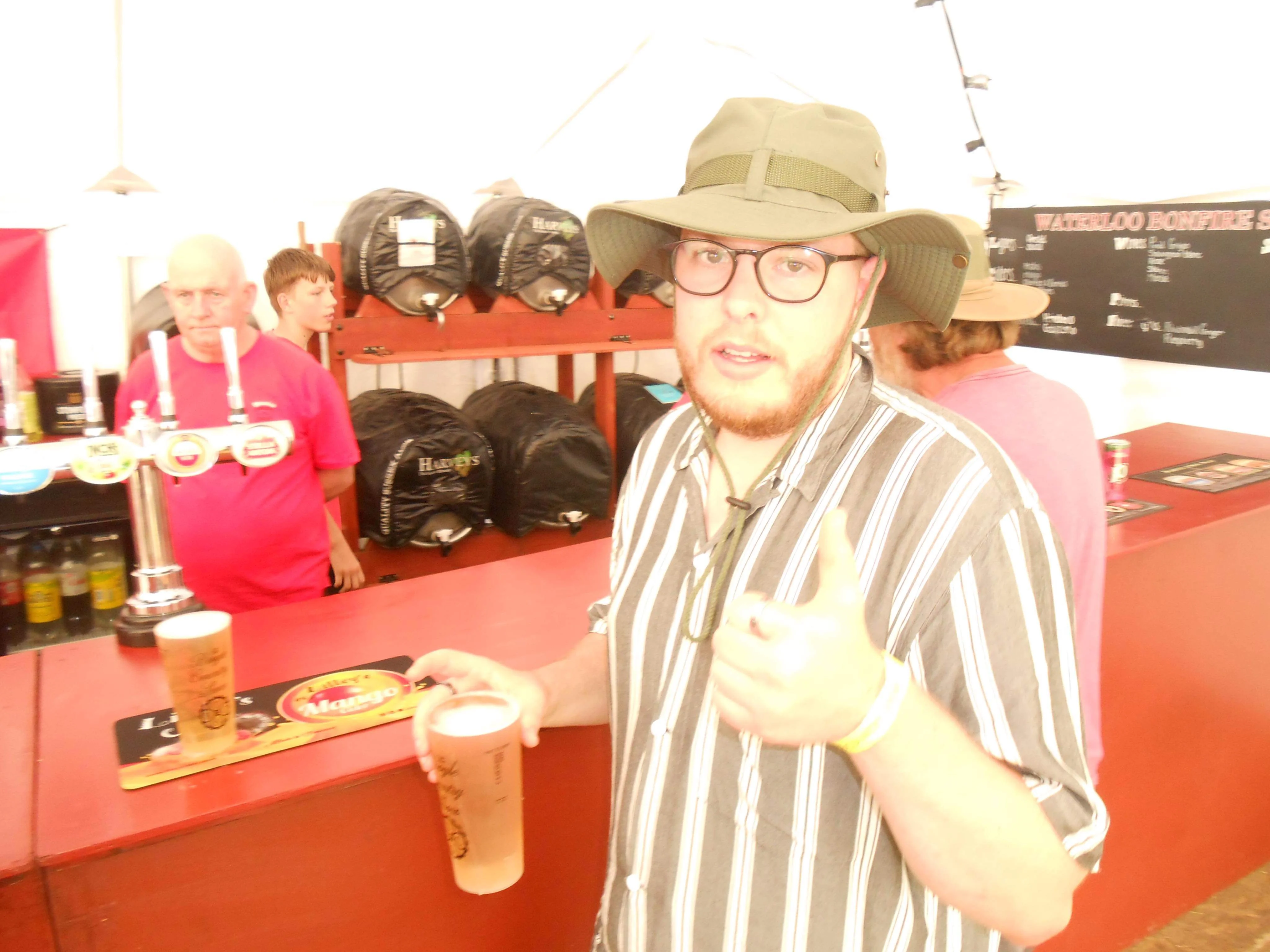 Toby at the pub front