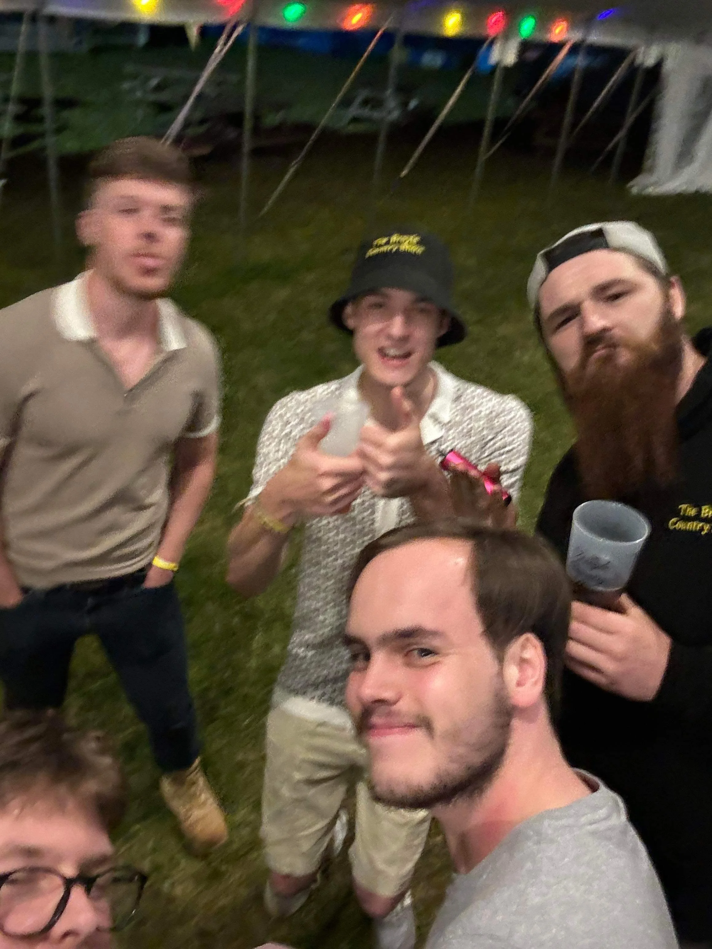 A group selfie with everyone