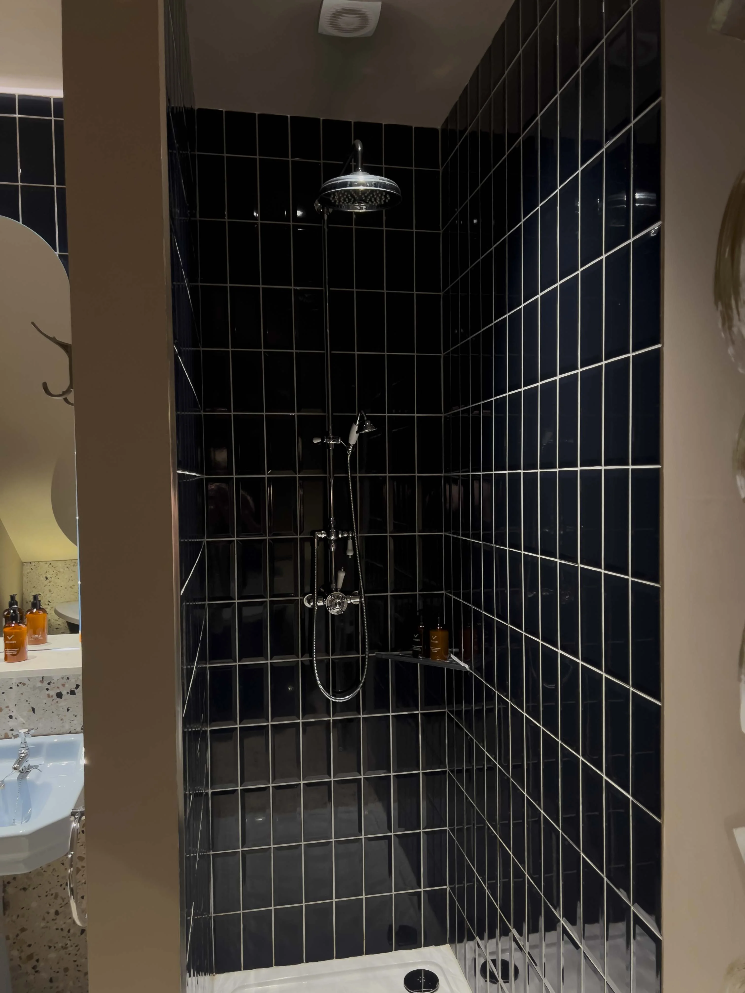 Rain showers and heated surroundings