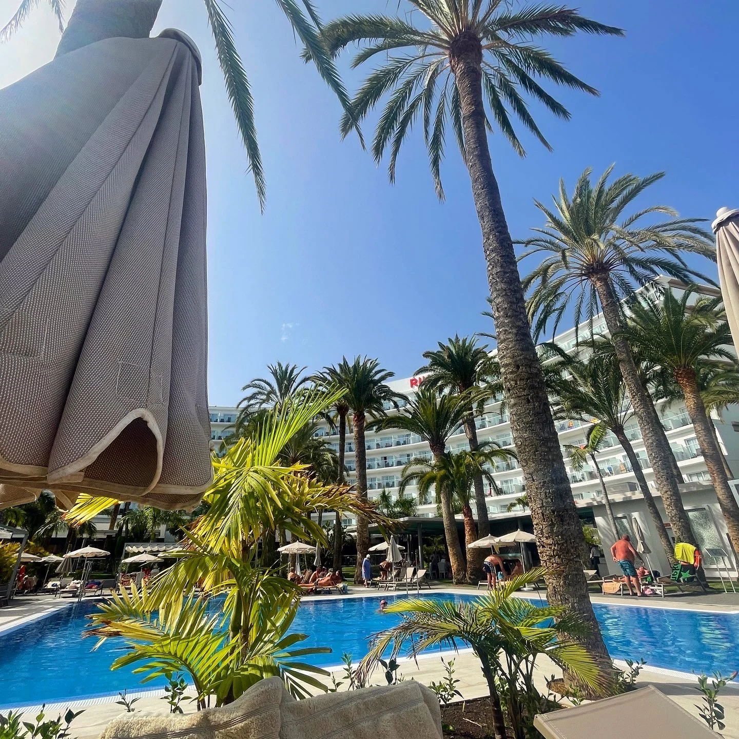 Resort scenery at Hotel Riu Palace Palmeras