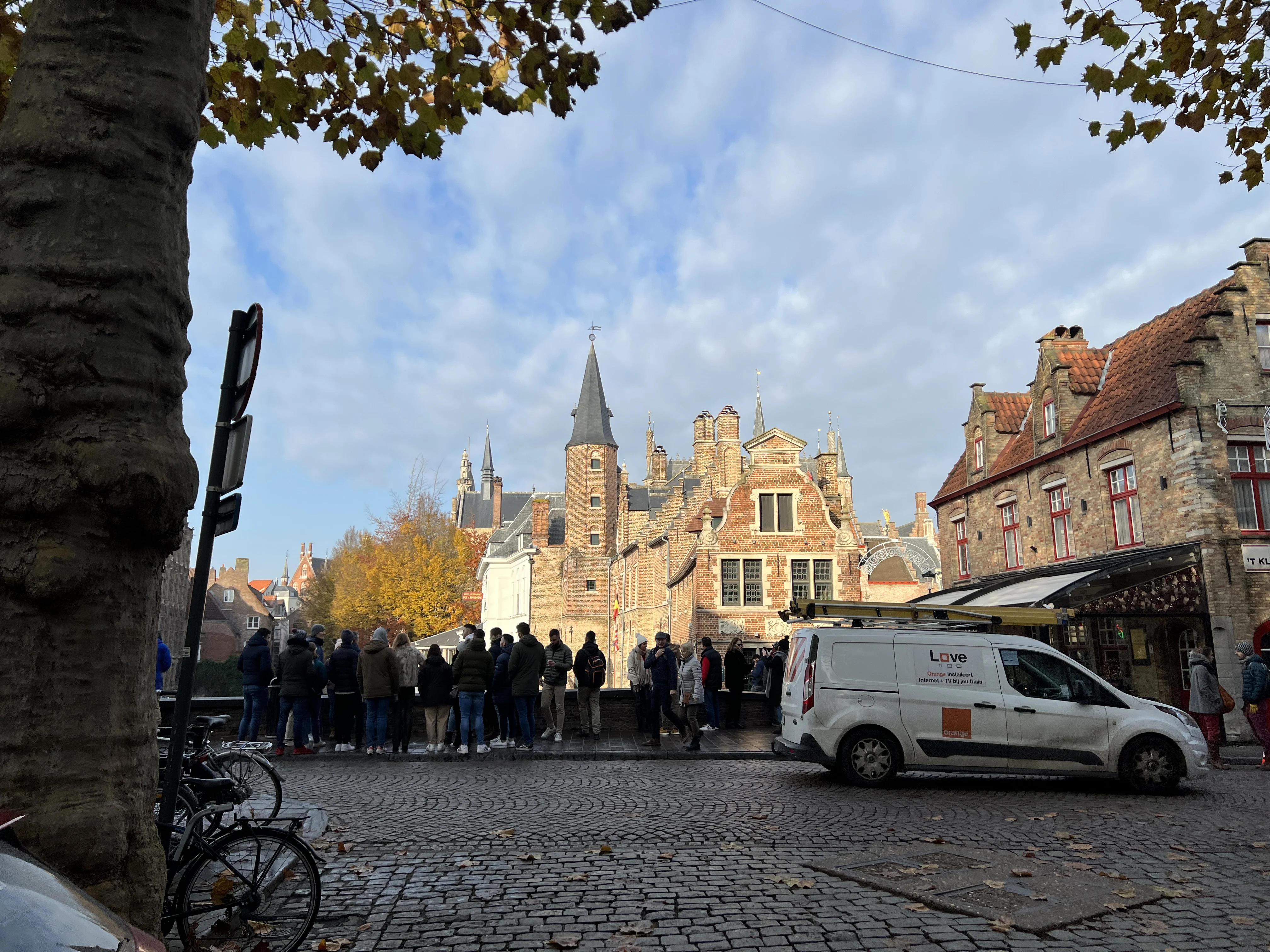 Bruges Christmas market atmosphere and winter streets