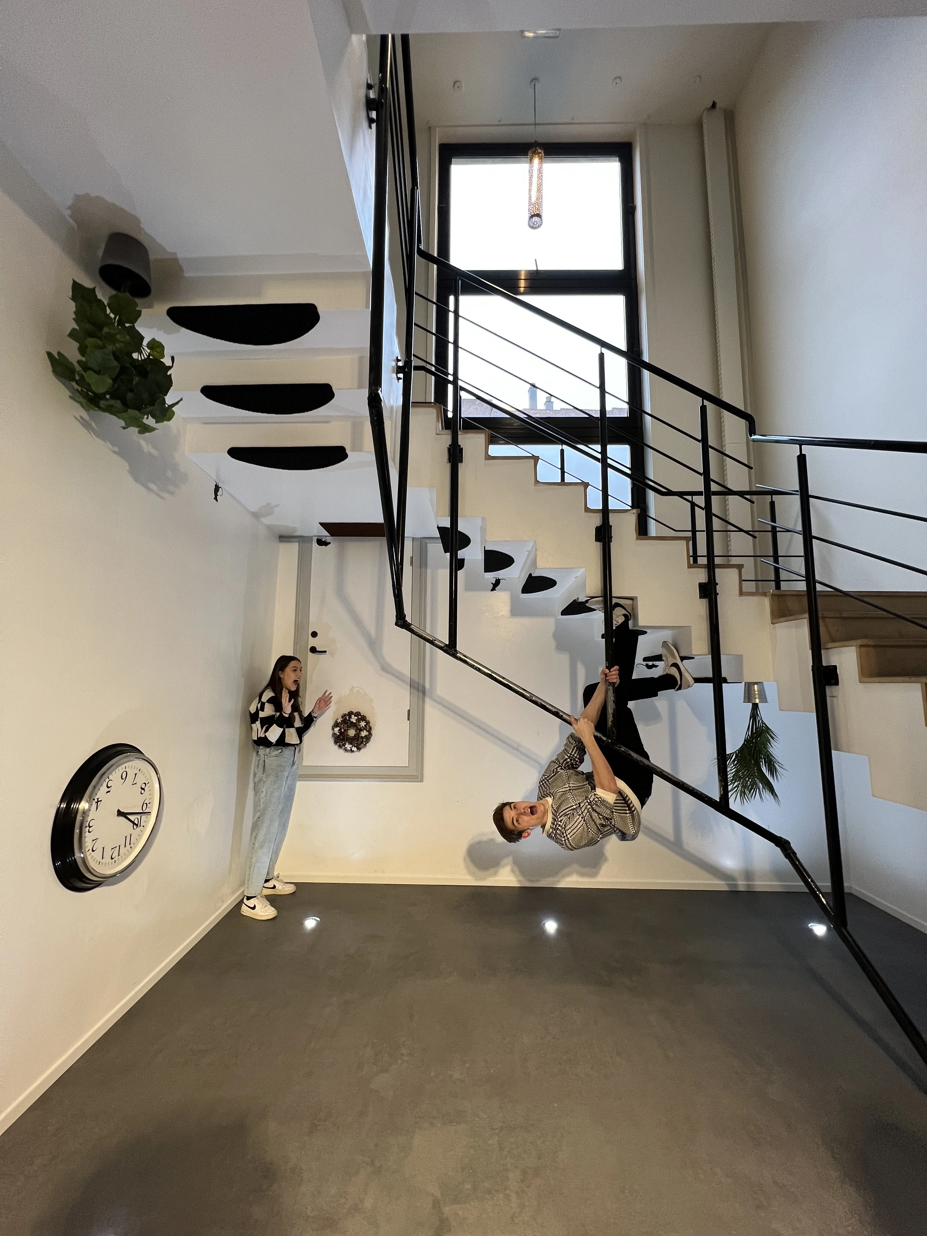 Museum of Illusions: upside down room