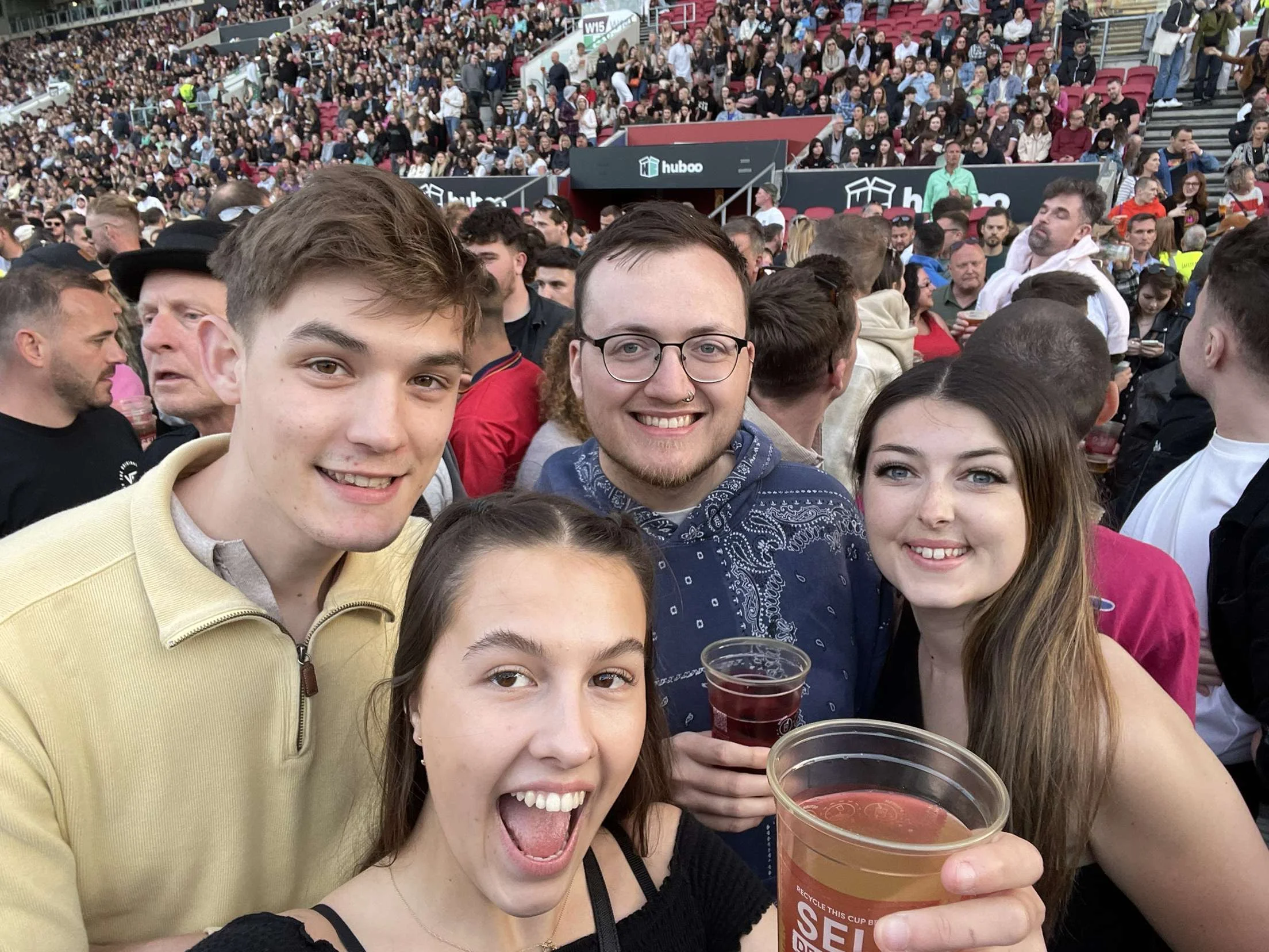 Selfie at the concert