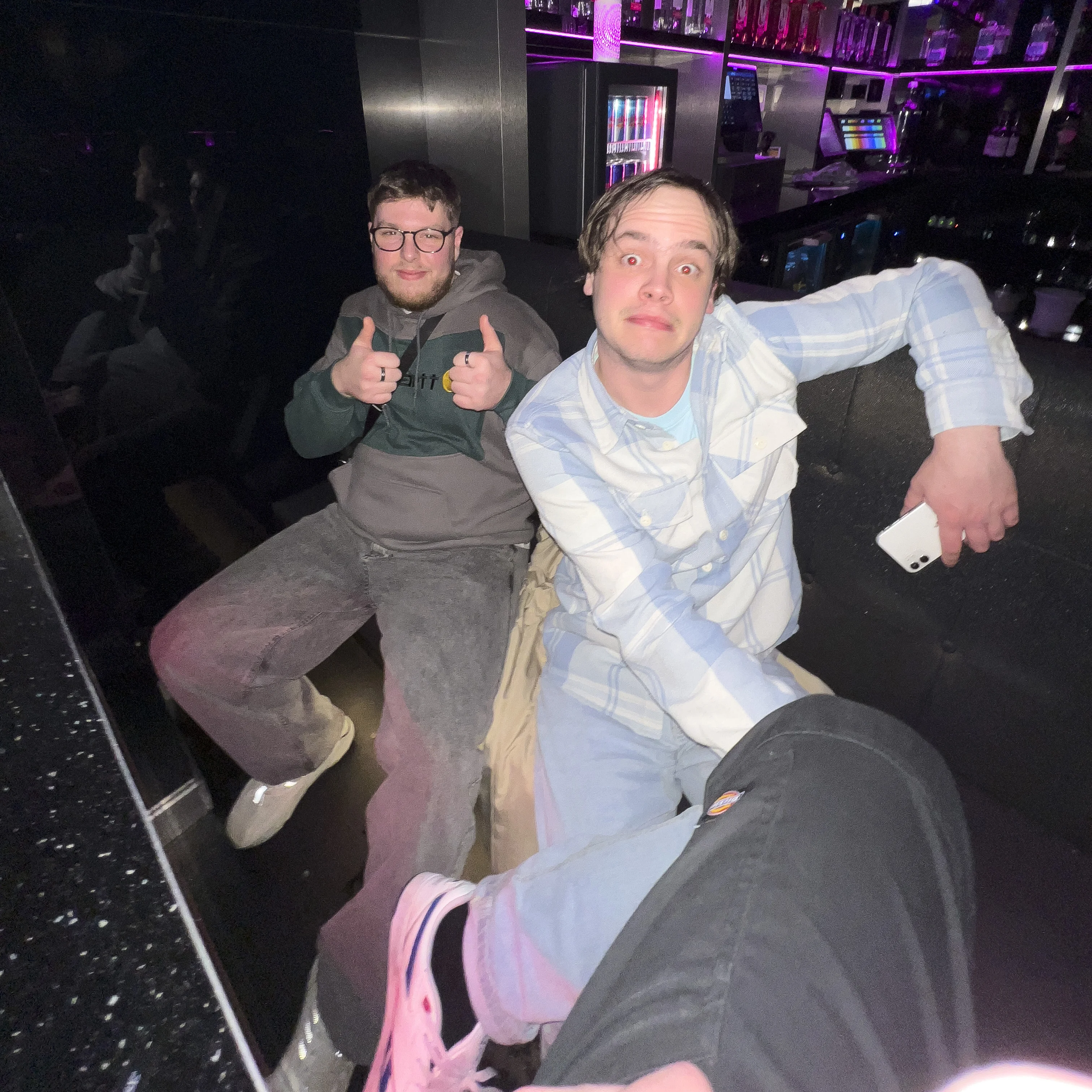 Inside a club during St Patrick’s Day