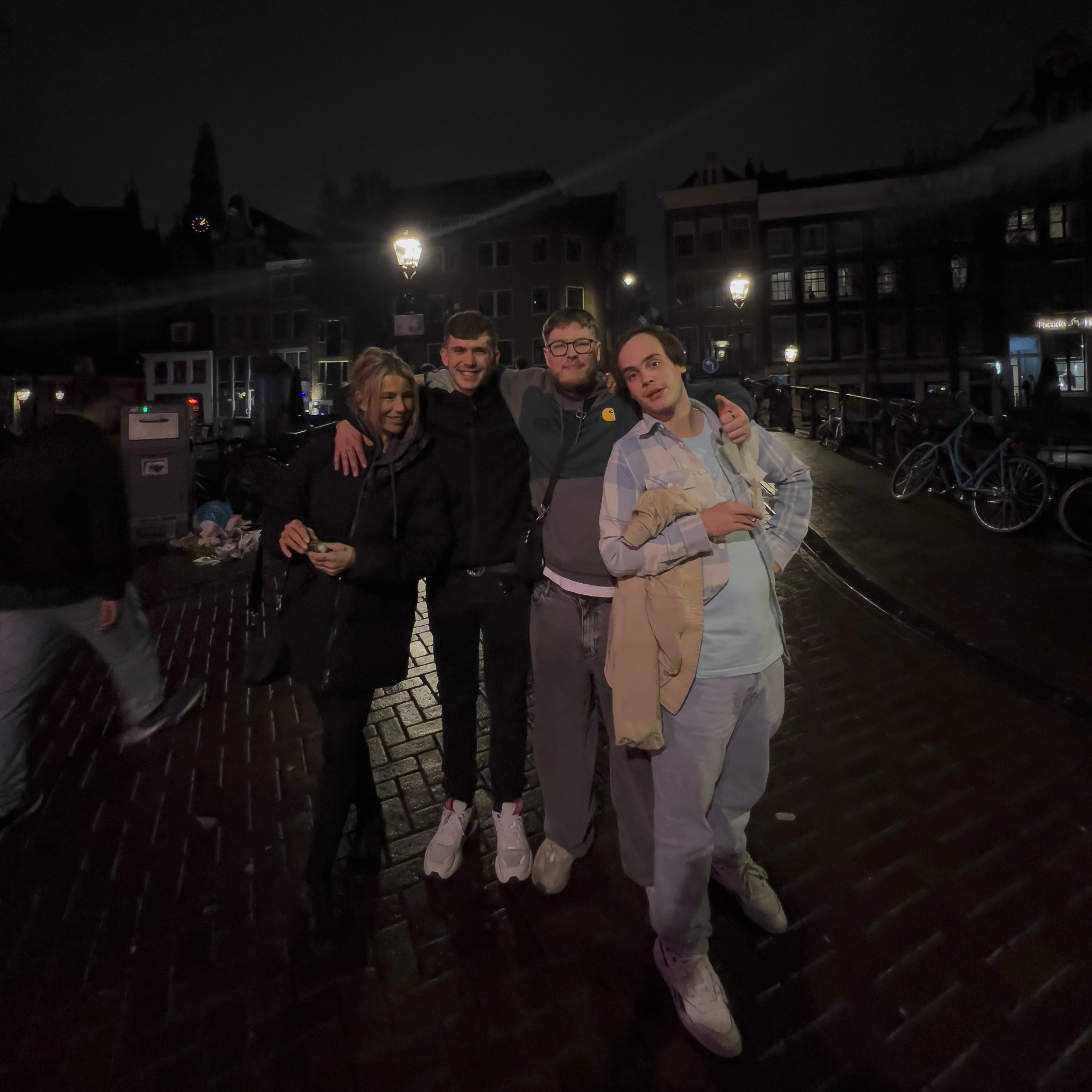 Making friends along the way in Amsterdam